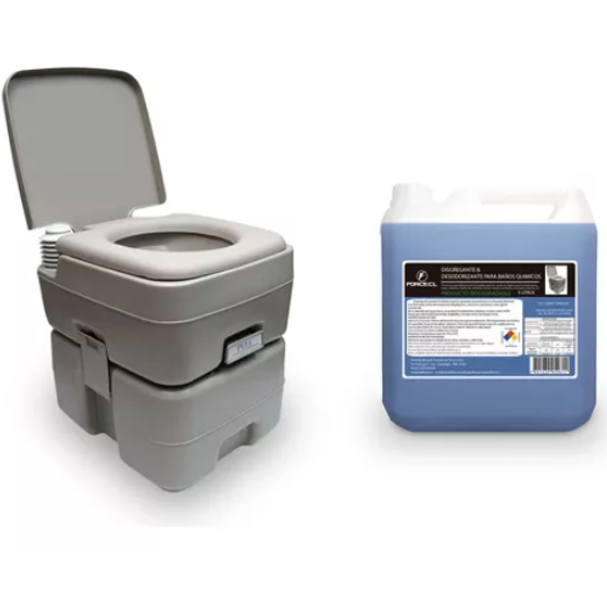 GENERICO - Baño Químico Portátil 20lliquido Disgregante 5l