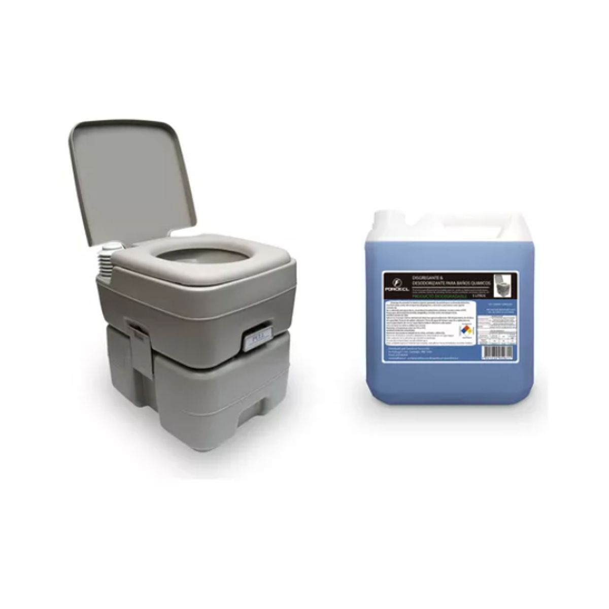 GENERICO - Baño Químico Portátil 20lliquido Disgregante 5l