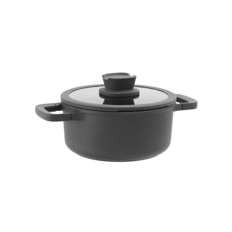 BERGHOFF - Olla con tapa antiadherente Stone+ 24x11cm