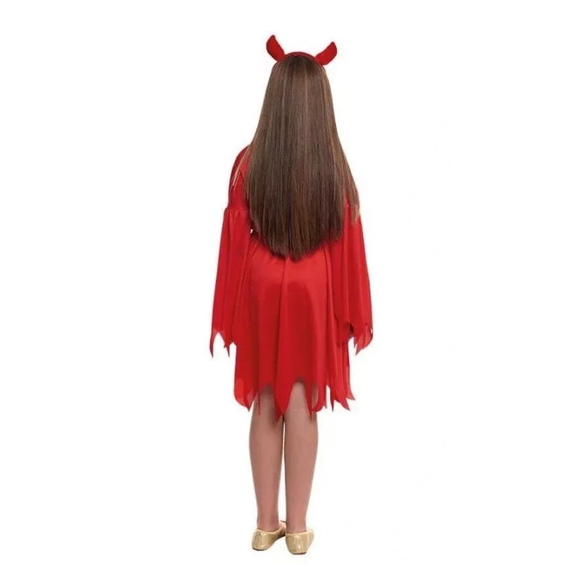 GENERICO - Disfraz De Diablita Para Niñas Talla 5-6 Halloween