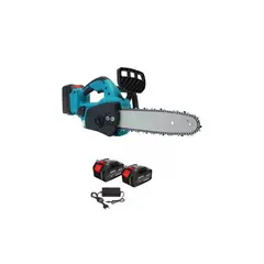 IMPORTCLICK - Motosierra Eléctrica Recargable Portátil 11,5'' + 2 Baterías