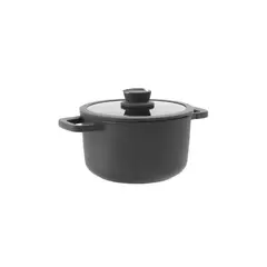 BERGHOFF - Olla con tapa antiadherente Stone+ 24x14cm