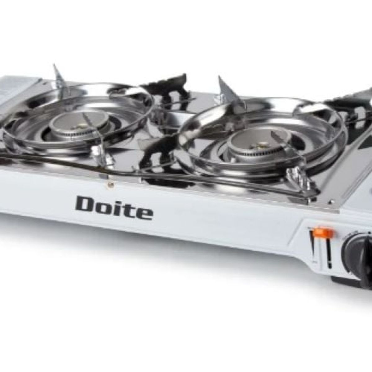 DOITE - Cocinilla Portátil a Gas Duo Plus 2 Quemadores + Plancha