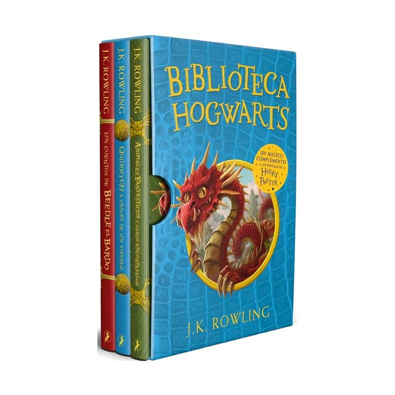 TOP10BOOKS - LIBRO BIBLIOTECA HOGWARTS - ESTUCHE / J. K. ROWLING / SALAMANDRA BOLSILLO