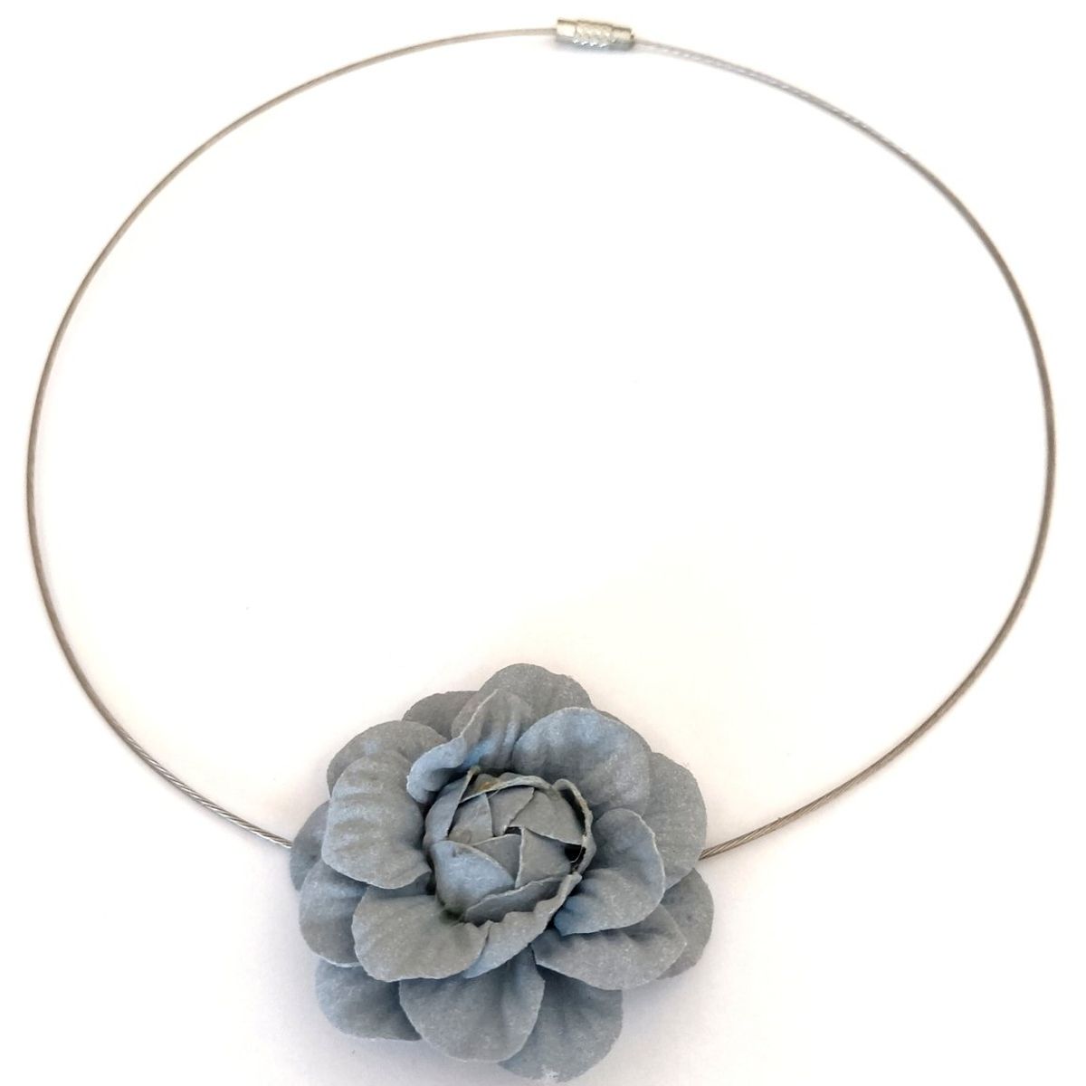 CATHALIFAUDJOYAS - COLLAR ACERO FLOR CATHALIFAUDJOYAS