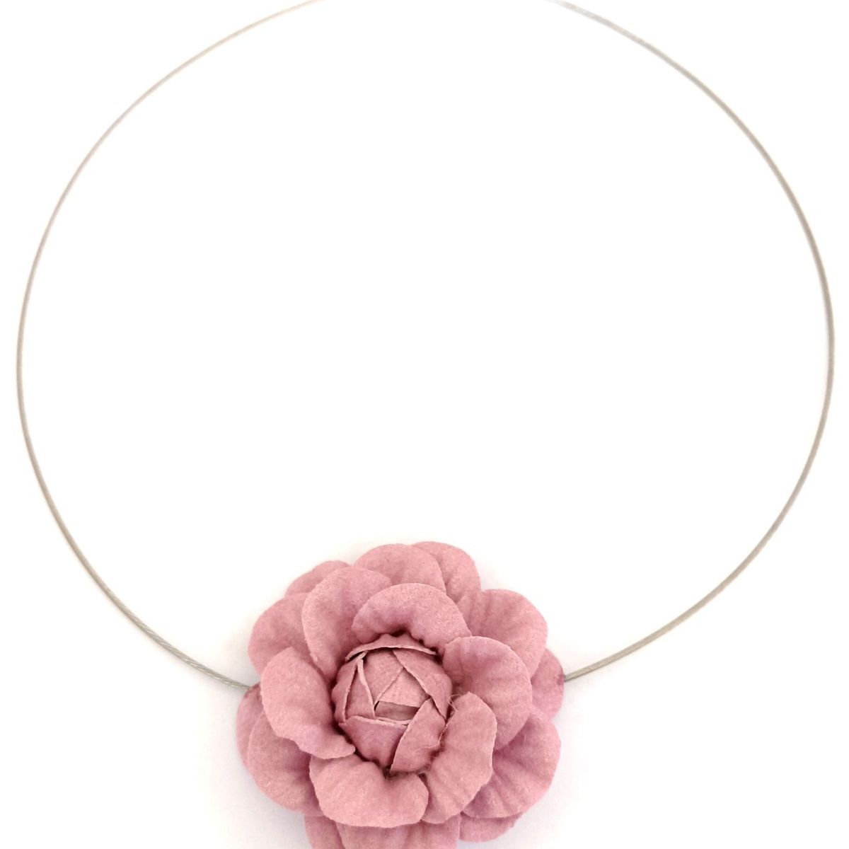 CATHALIFAUDJOYAS - COLLAR ACERO FLOR CATHALIFAUDJOYAS