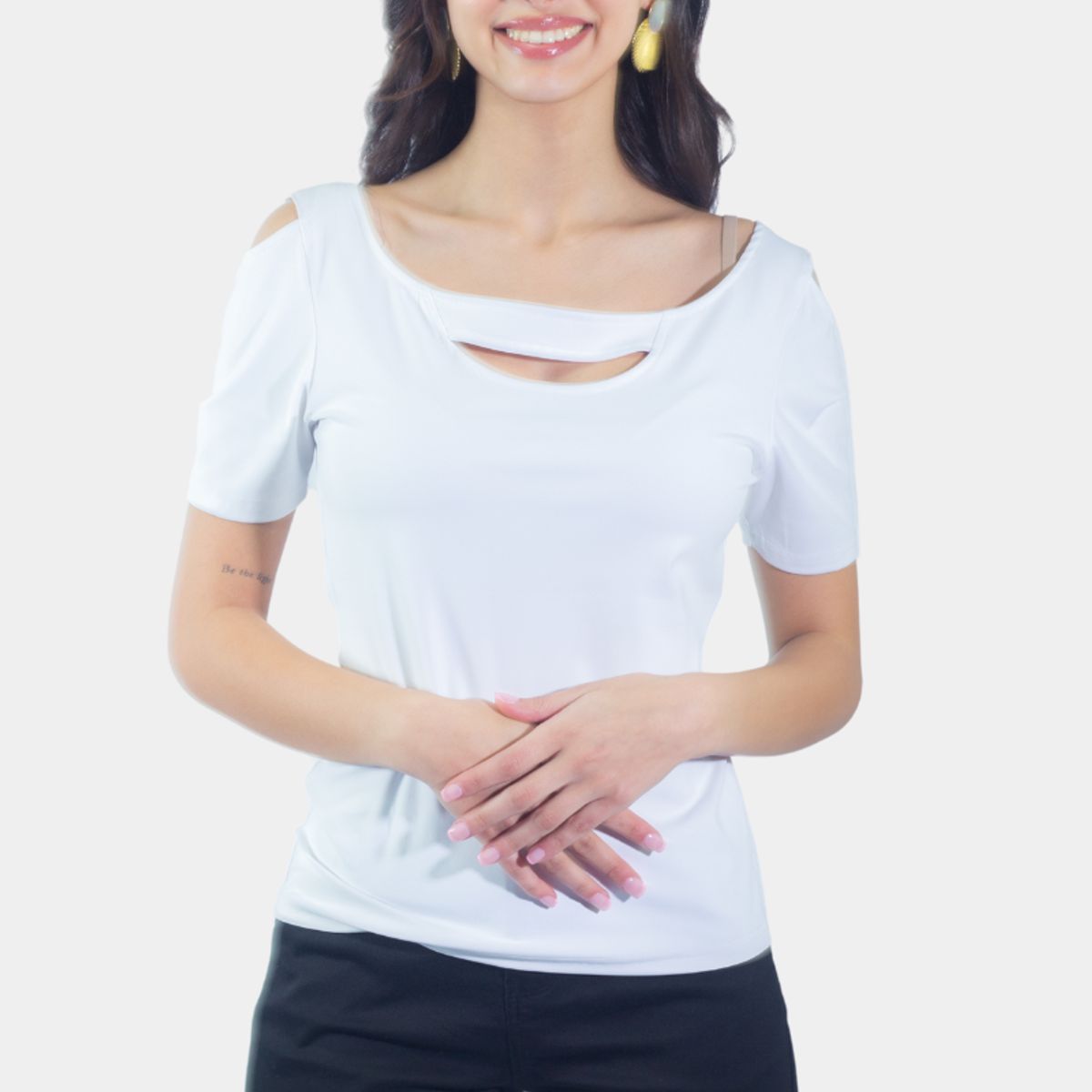 TENTATION - Top Poliamida Blanco Tentation