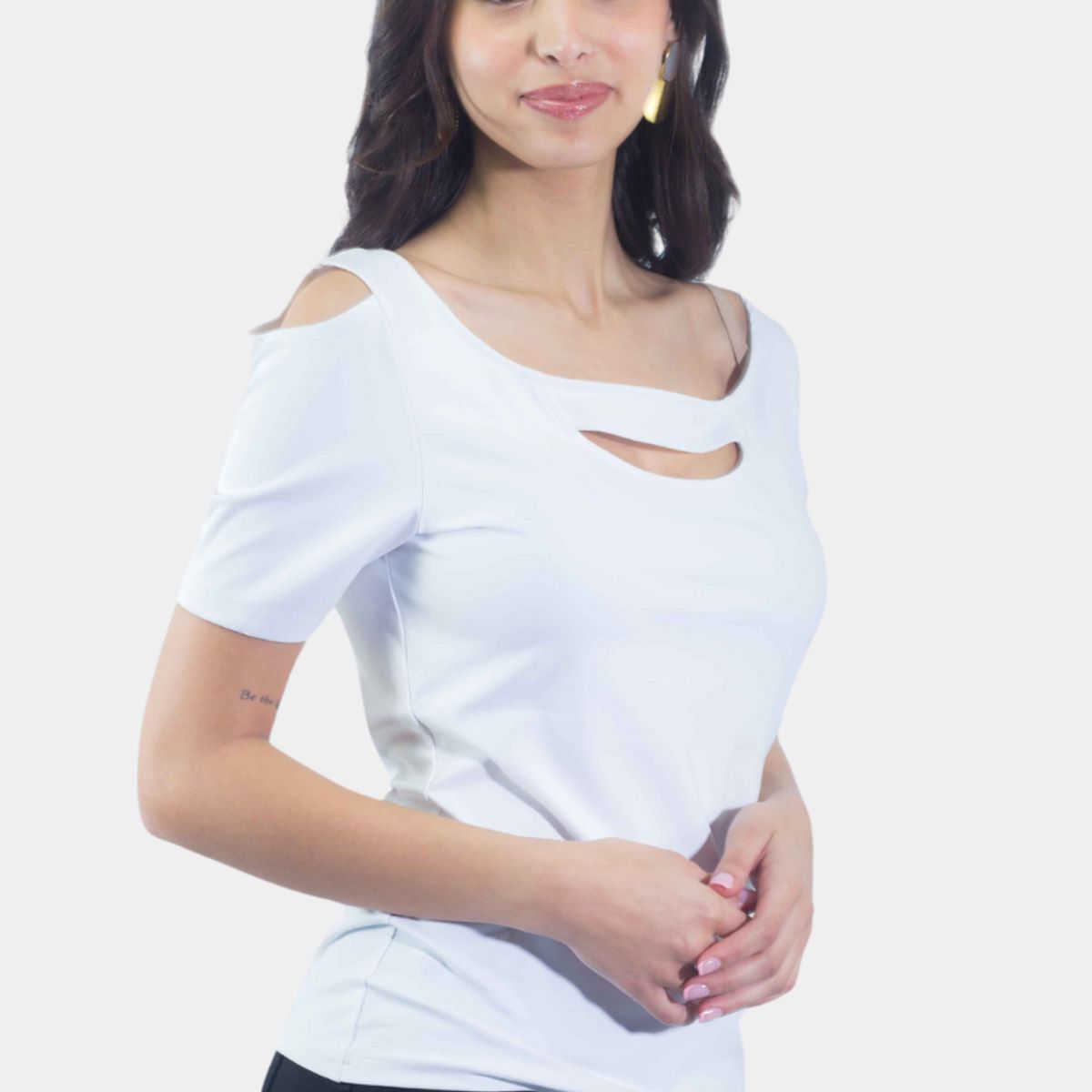 TENTATION - Top Poliamida Blanco Tentation