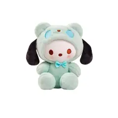 TIOZONEY - Peluche Suave Pochacco Pijama Color Verde 25 Cm