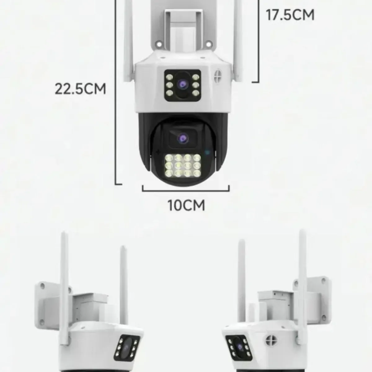 U BUY - Camara De Seguridad 4k Exterior Pantalla Duall 8mp3lxm
