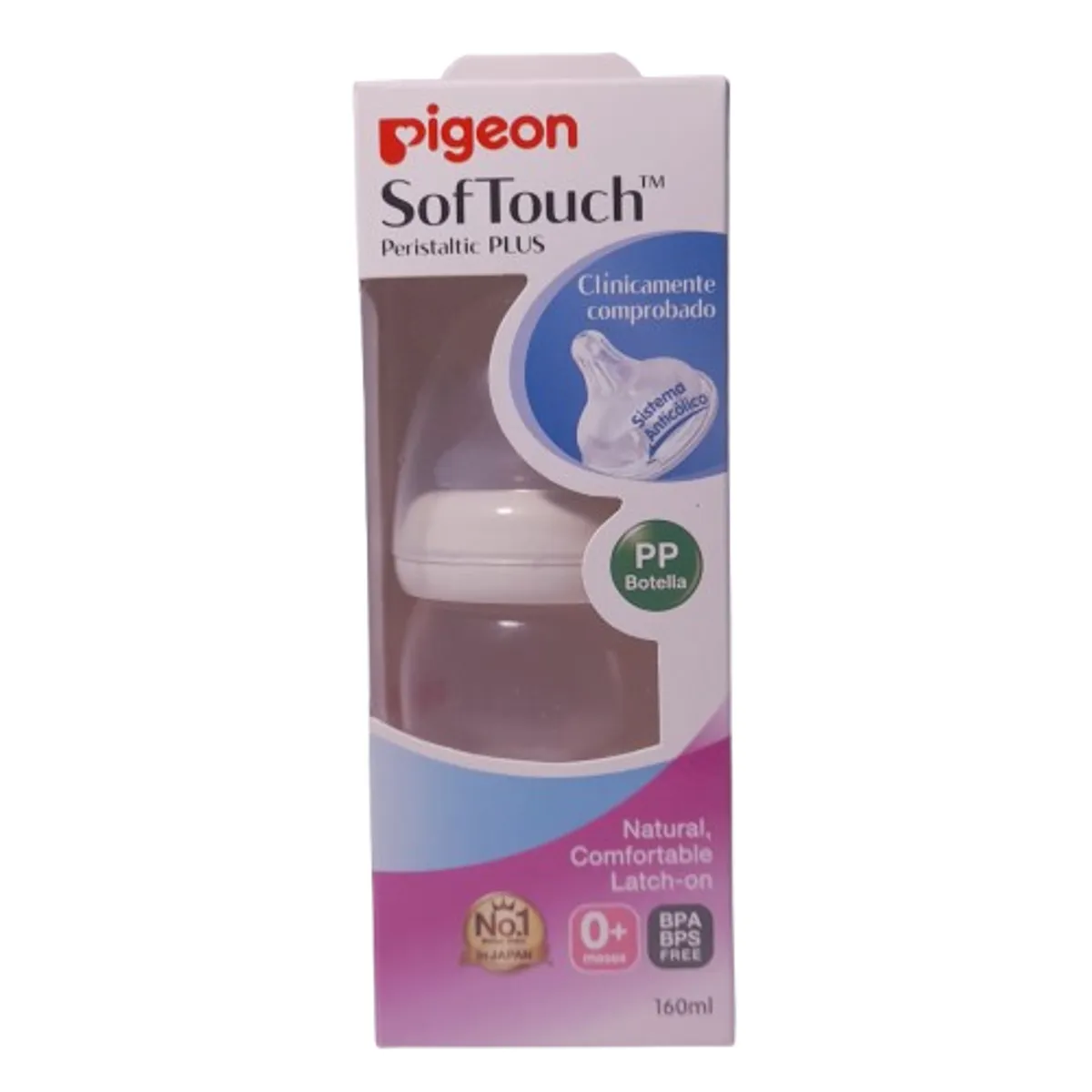 PIGEON - Mamadera SoftTouch de Plastico