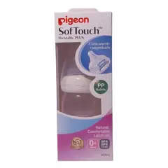 PIGEON - Mamadera SoftTouch de Plastico