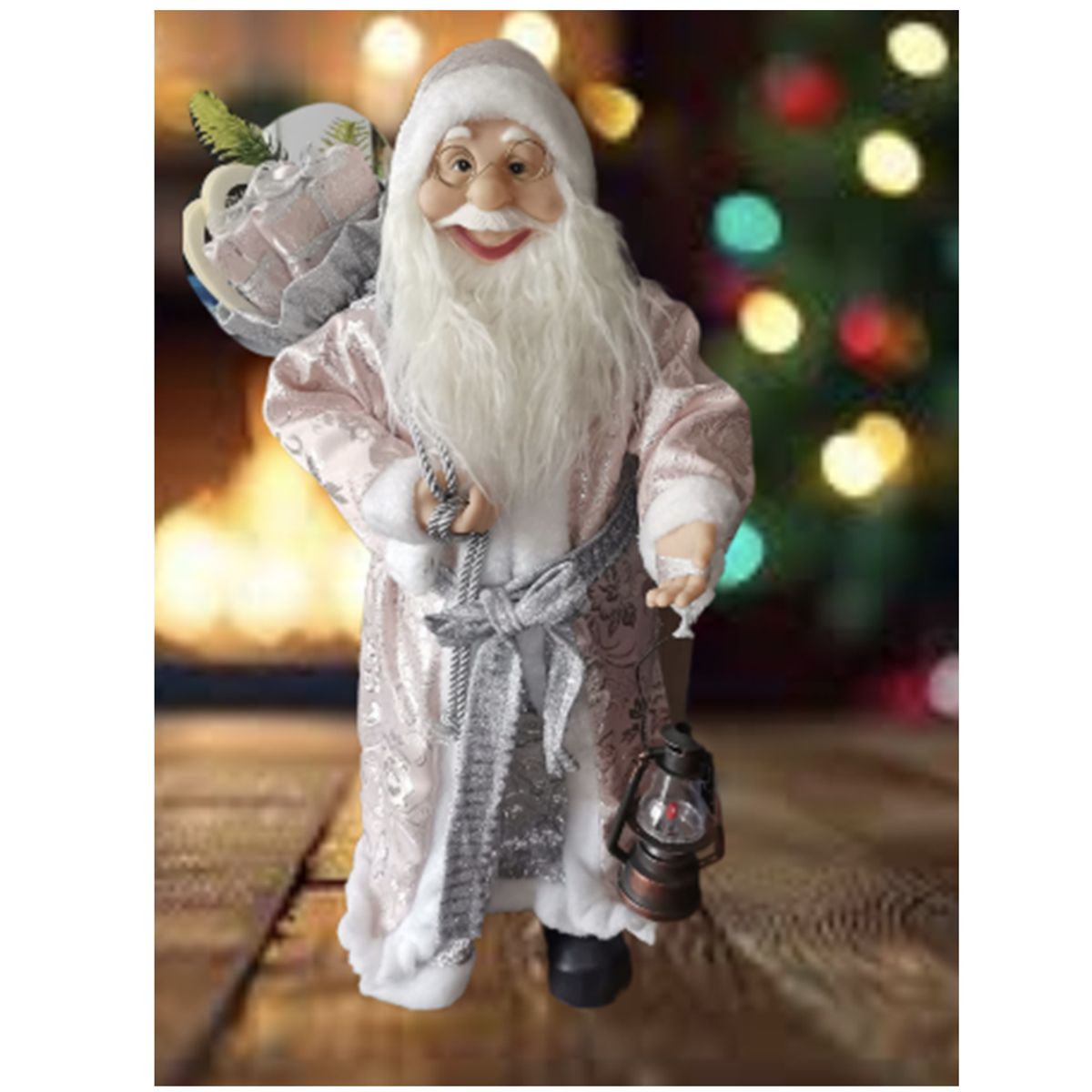 GENERICO - Viejo Pascuero Muñeco De Navidad Grande 60 Cm