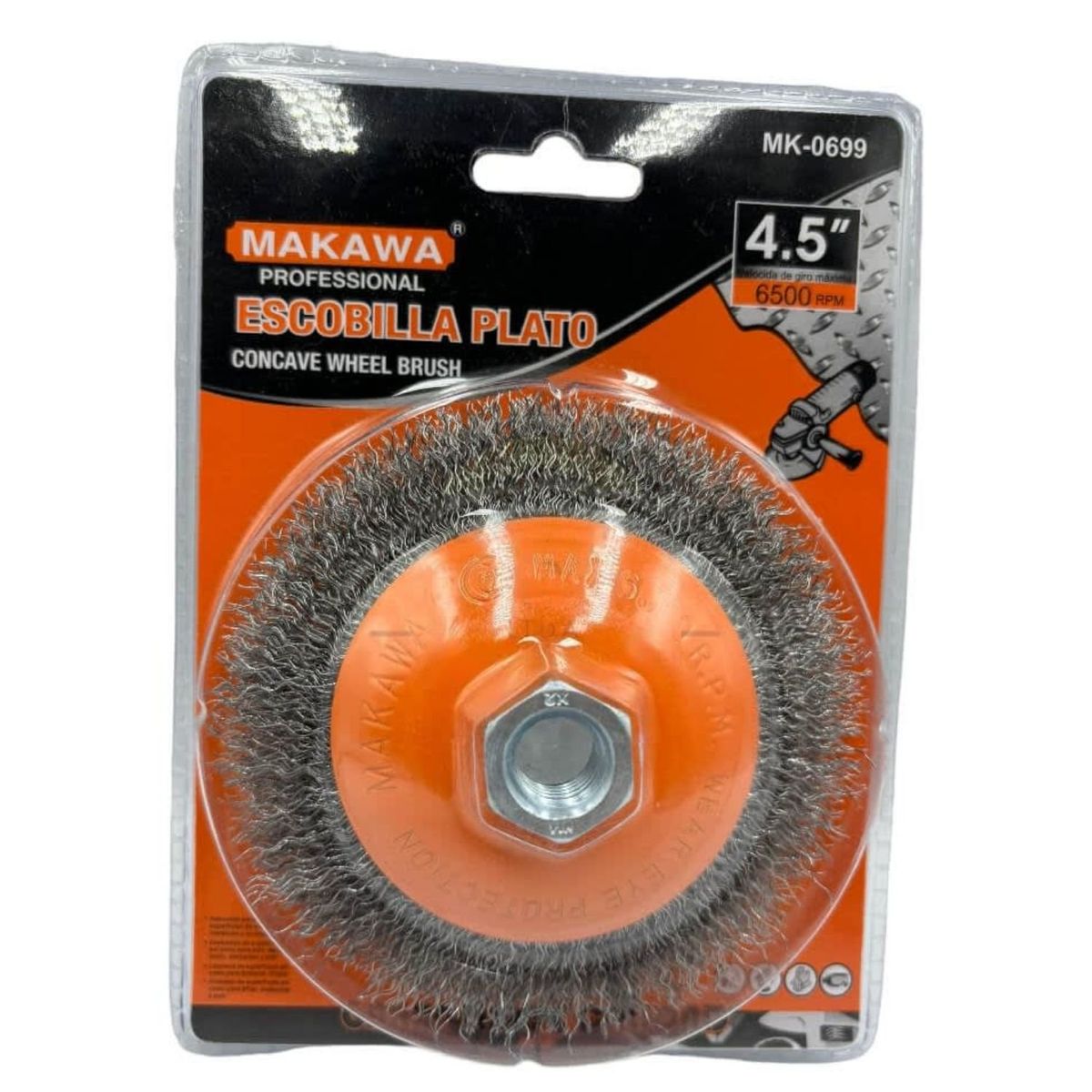 GENERICO - Escobilla Plato 75mm Herramienta Ferreteria MK0699