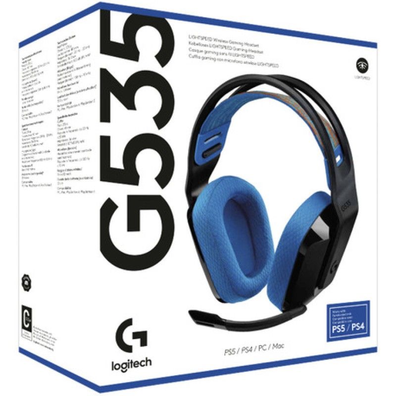 LOGITECH - Audífono Logitech Wireless G535 Ps5pc Lightspeed Blue