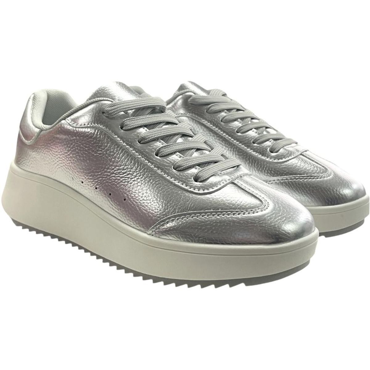 DETOGNI - Zapatilla Mujer Plateado Alexa Detogni - Plateado