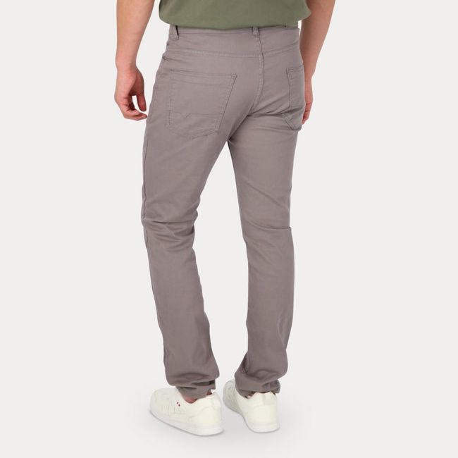 GANGSTER - Pantalon Canvas Liso 0 Gris Gangster