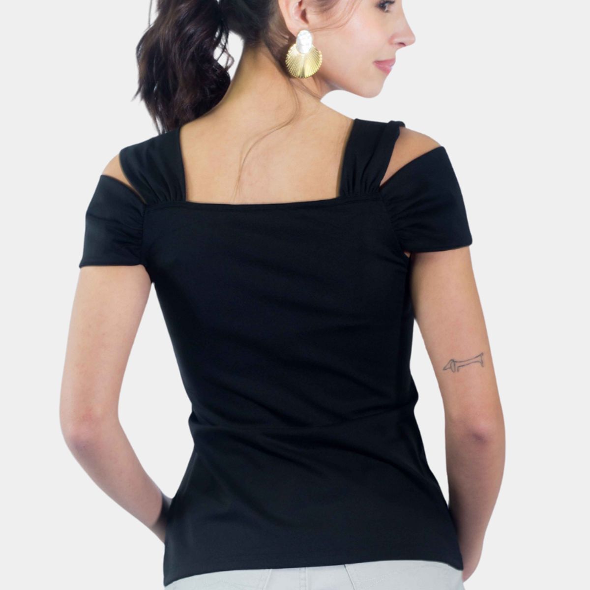 TENTATION - Top Poliamida Black Tentation