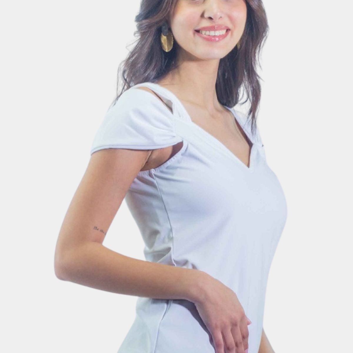 TENTATION - Top Poliamida Blanco Tentation