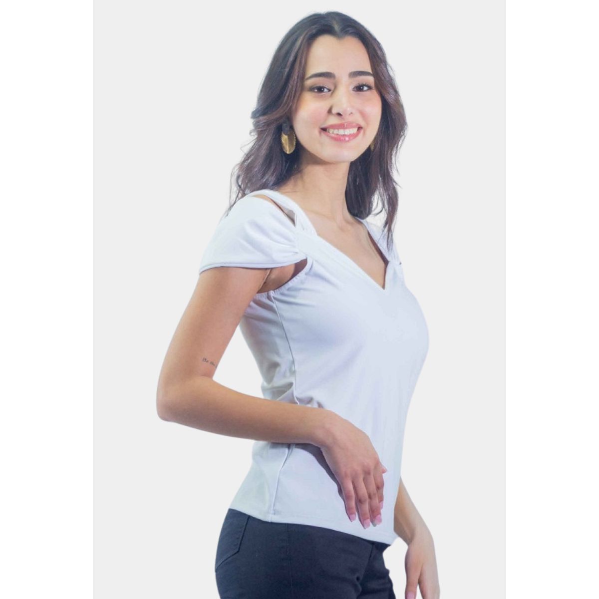 TENTATION - Top Poliamida Blanco Tentation