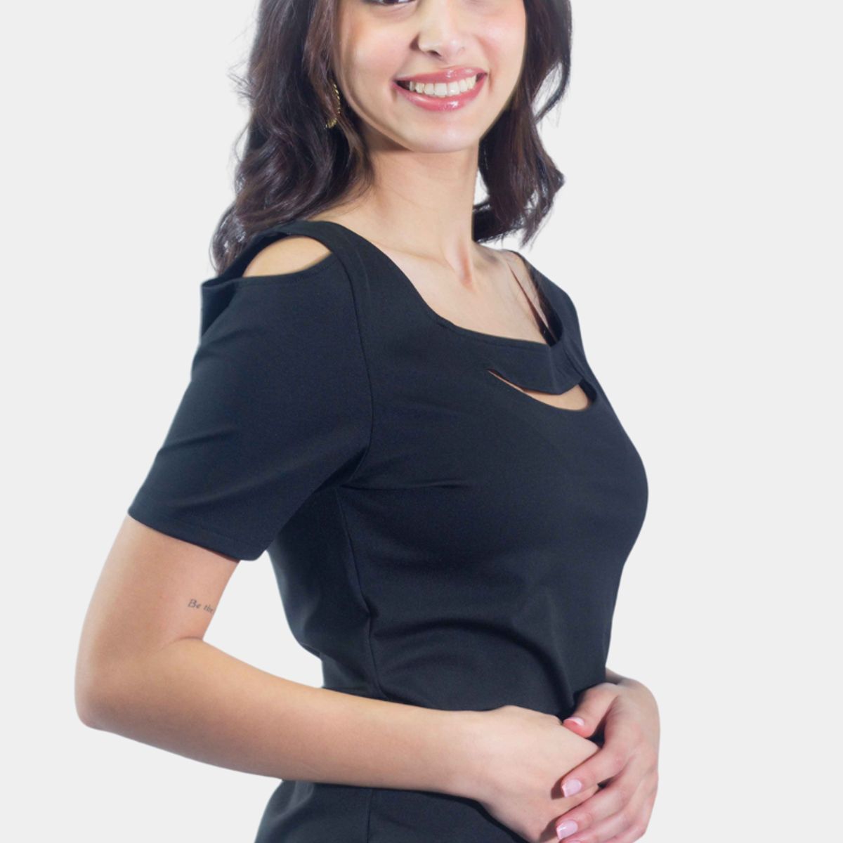 TENTATION - Top Poliamida Black