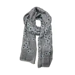 MISSI BEAUTY - Pañuelo o Bufanda Estampada Flor Grande