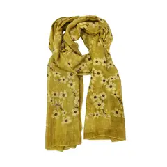 MISSI BEAUTY - Pañuelo o Bufanda Estampada Flor Grande