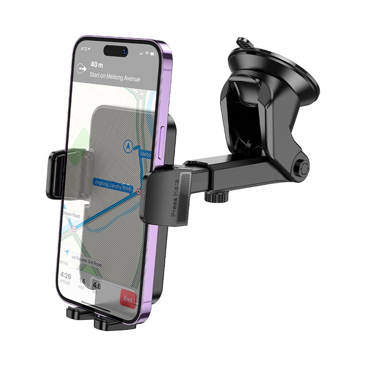 HOCO - Soporte Celular Para Auto Hoco H37 Tablero - Parabrisa