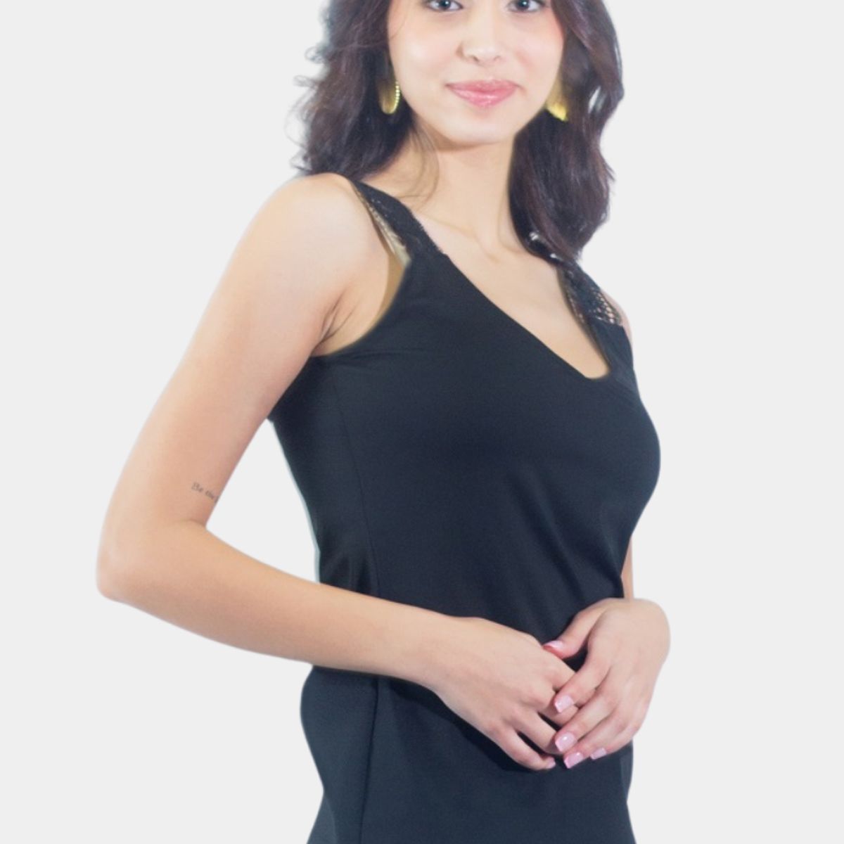 TENTATION - Top Poliamida Cruzada Black Tentation