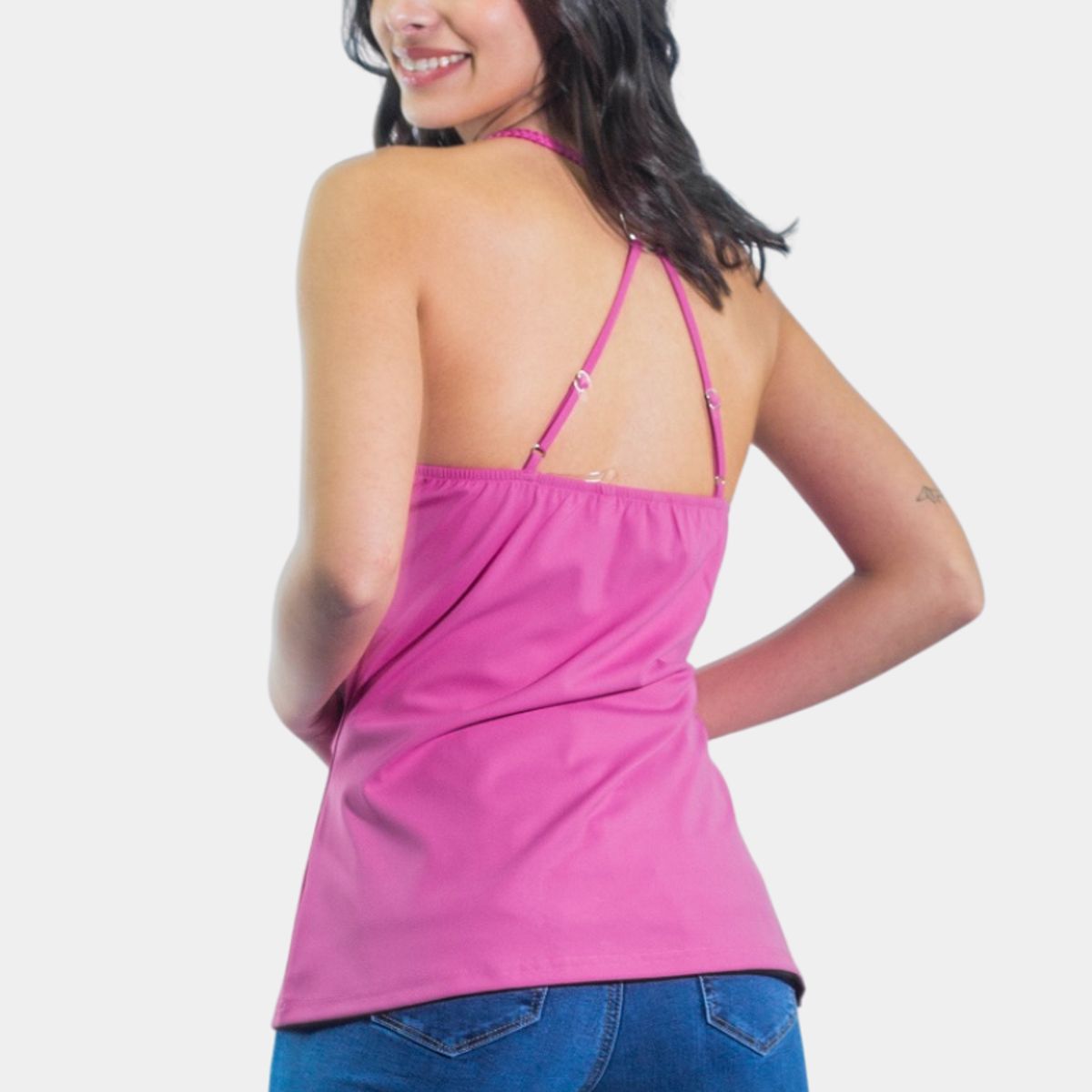 TENTATION - Top Poliamida Tirante Magenta