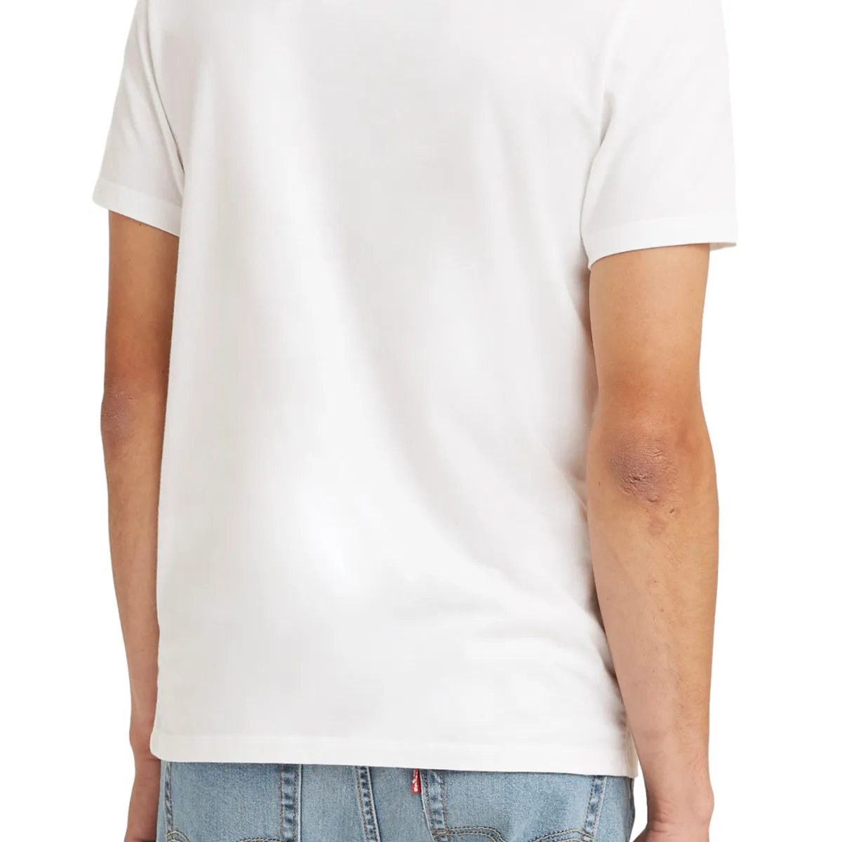LEVIS - Polera Hombre 2 Pack Slim Crewneck Blanco Levis