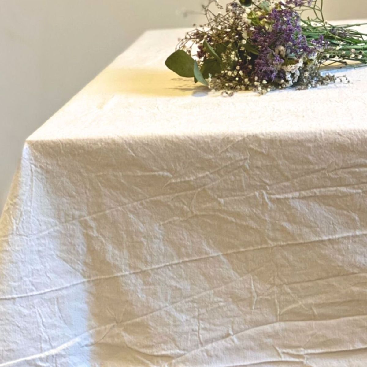 GENERICO - Mantel 300x145 Tusor 100% Algodon Off White