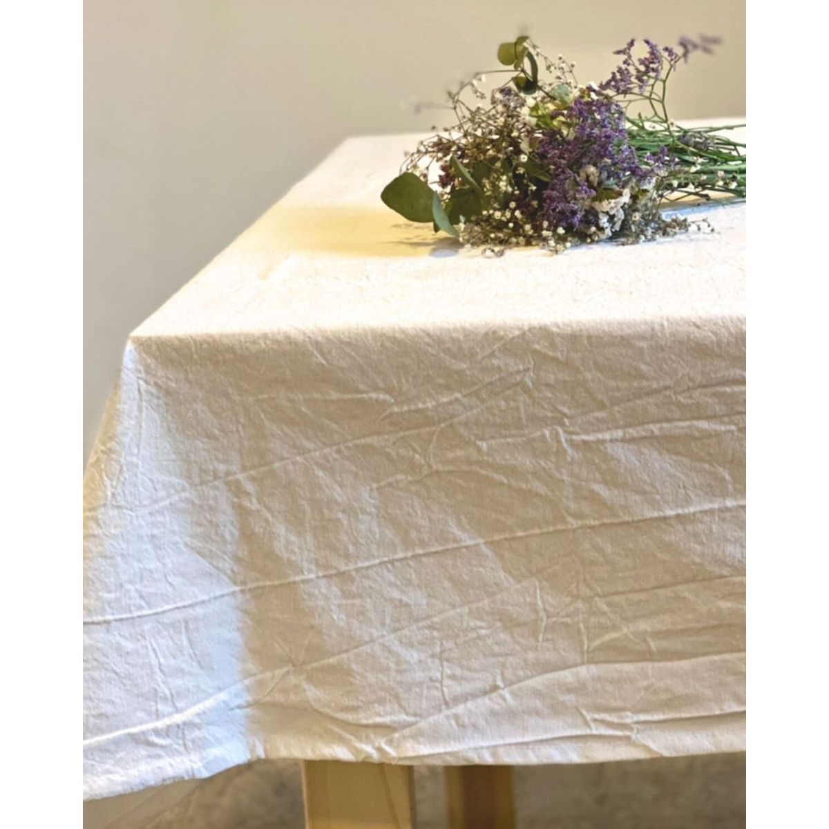 GENERICO - Mantel 300x145 Tusor 100% Algodon Crudo