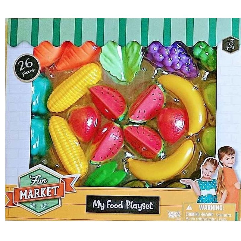GENERICO - Set caja juguete de vedura fruta para niños