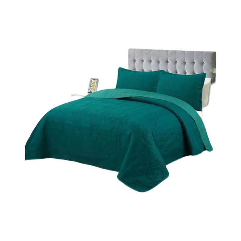 GENERICO - Cubrecama 1P y Media Quilt Verano + Funda Almohada U4
