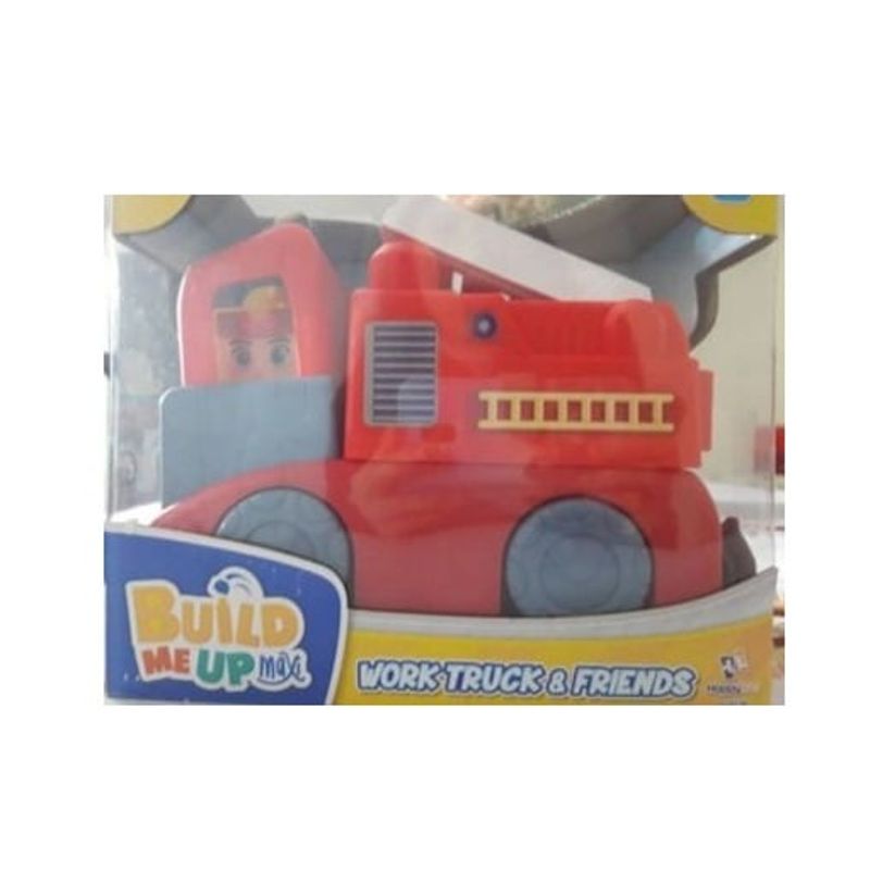 GENERICO - Caja juguete de camion bombero para niños