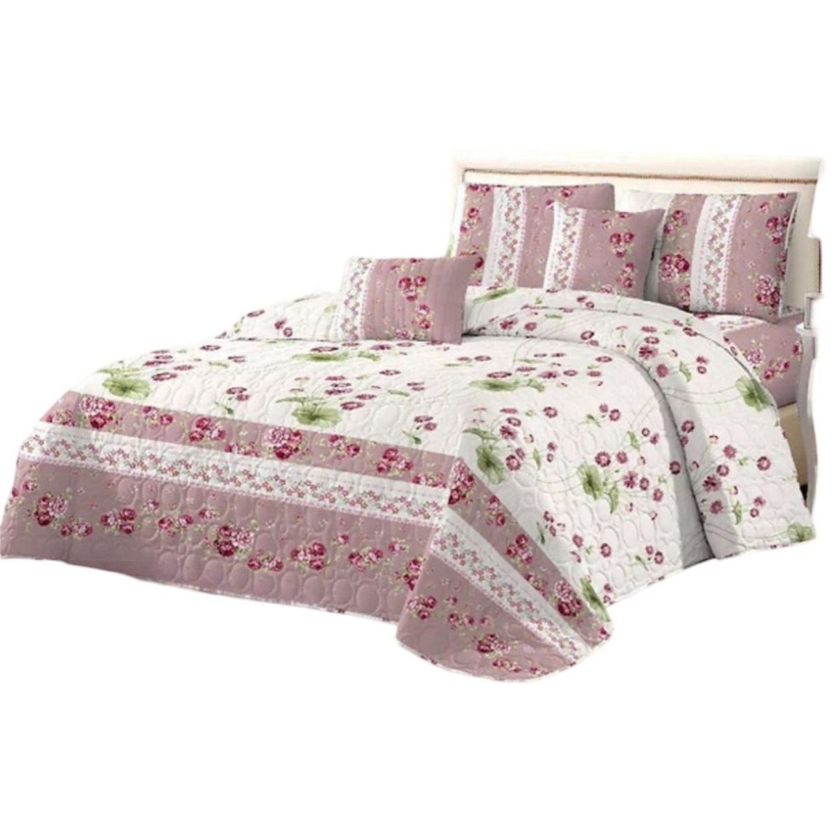 GENERICO - Quilt Verano King Super K + Fundas Almohada D8