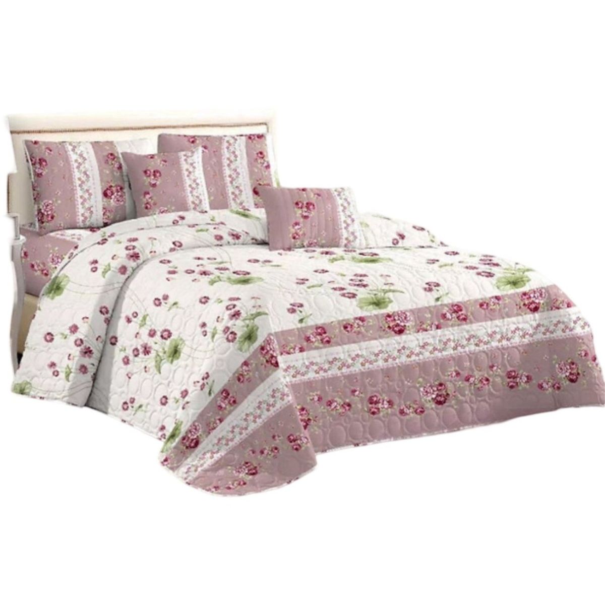 GENERICO - Quilt Verano King Super K + Fundas Almohada D8