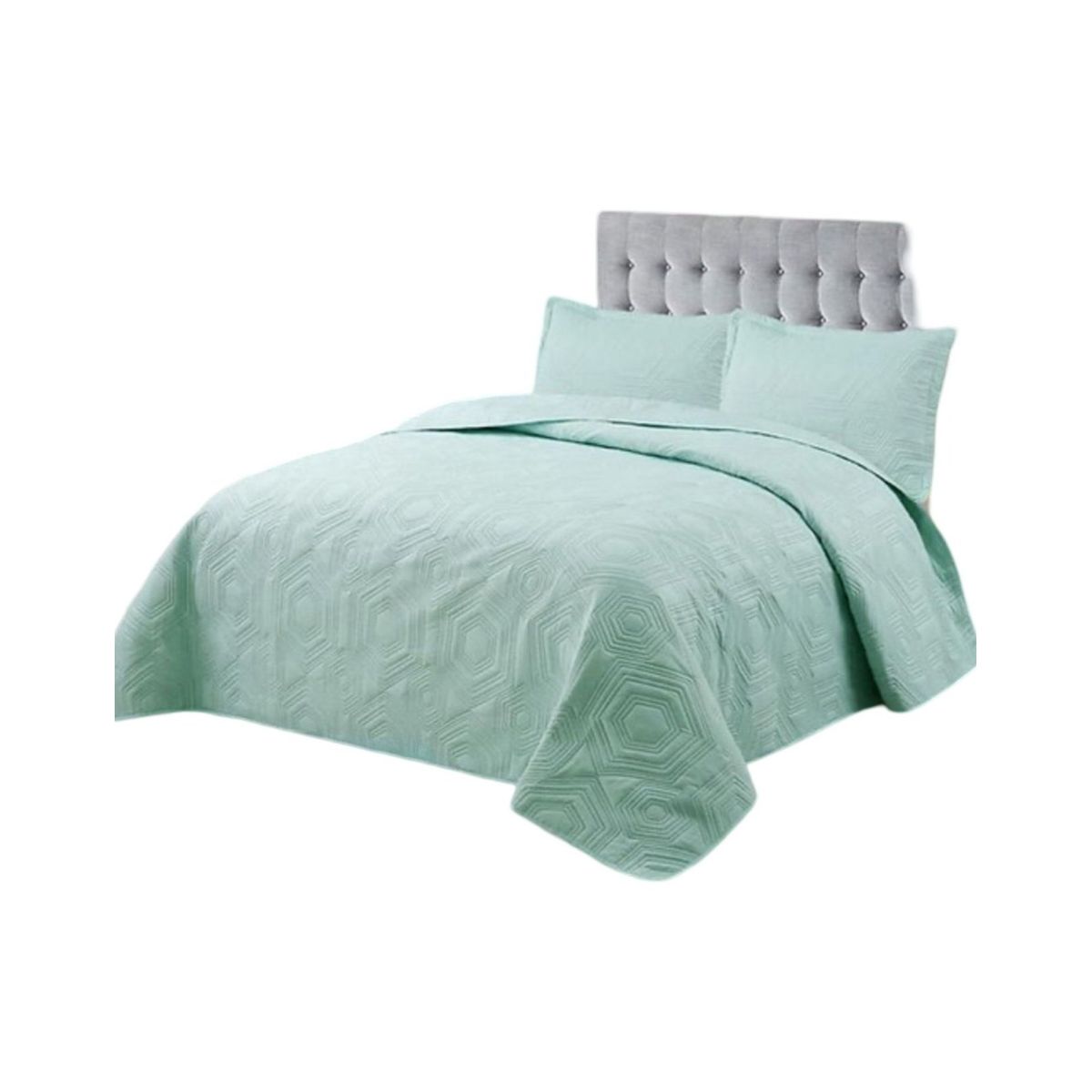 GENERICO - Cubrecama 1P y Media Quilt Verano + Funda Almohada U3