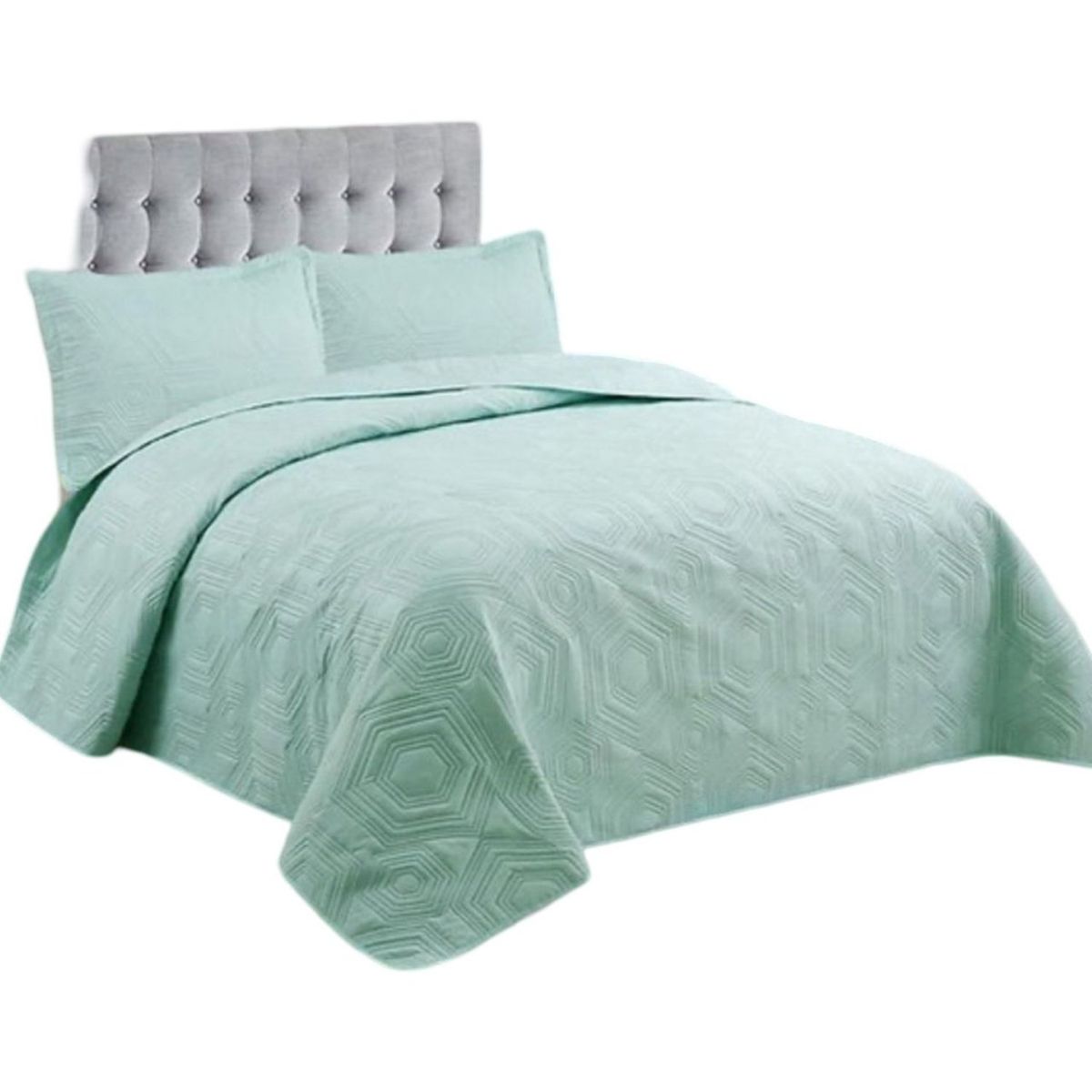 GENERICO - Cubrecama 1P y Media Quilt Verano + Funda Almohada U3