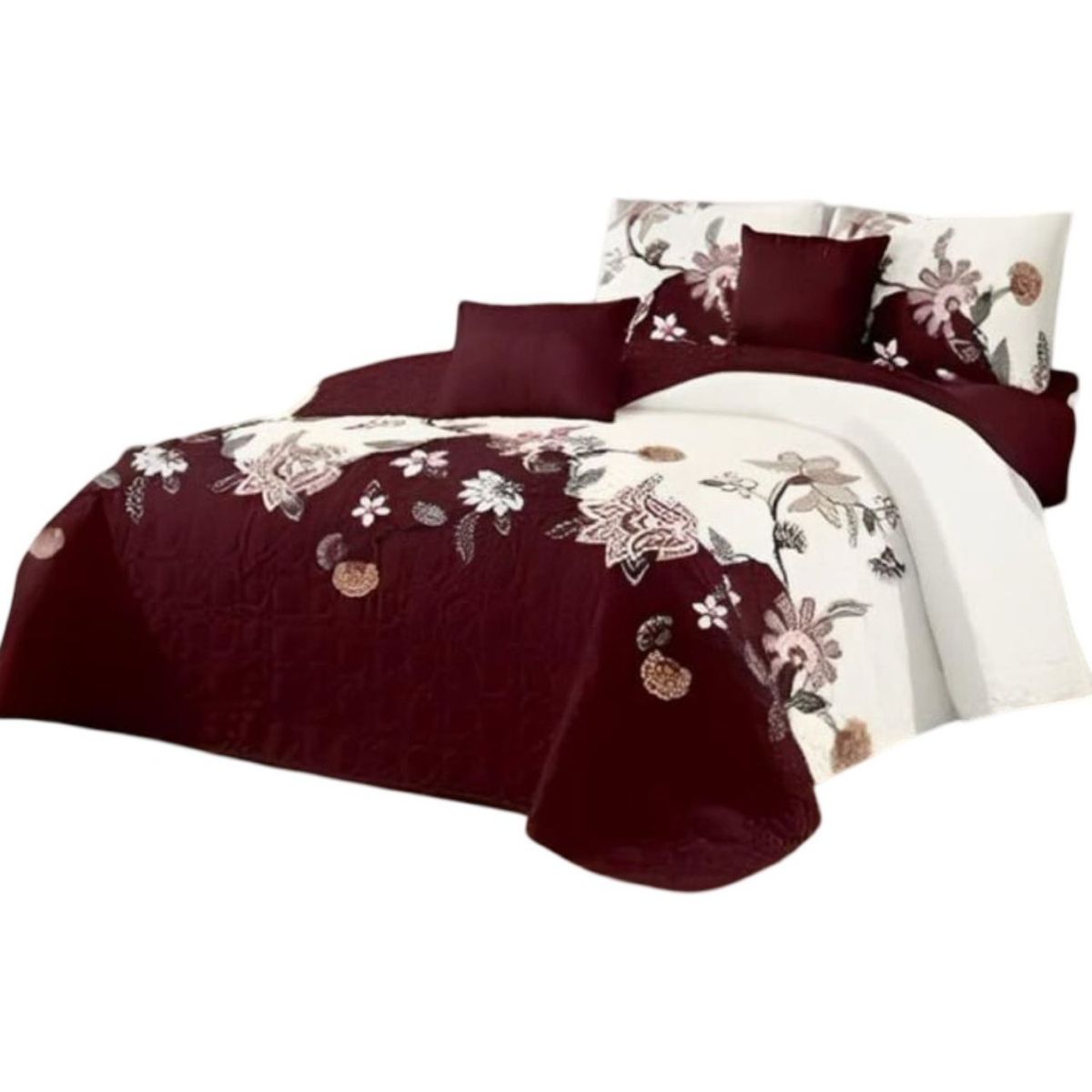 GENERICO - Cubrecama 1P y Media Quilt Verano + Funda Almohada D17