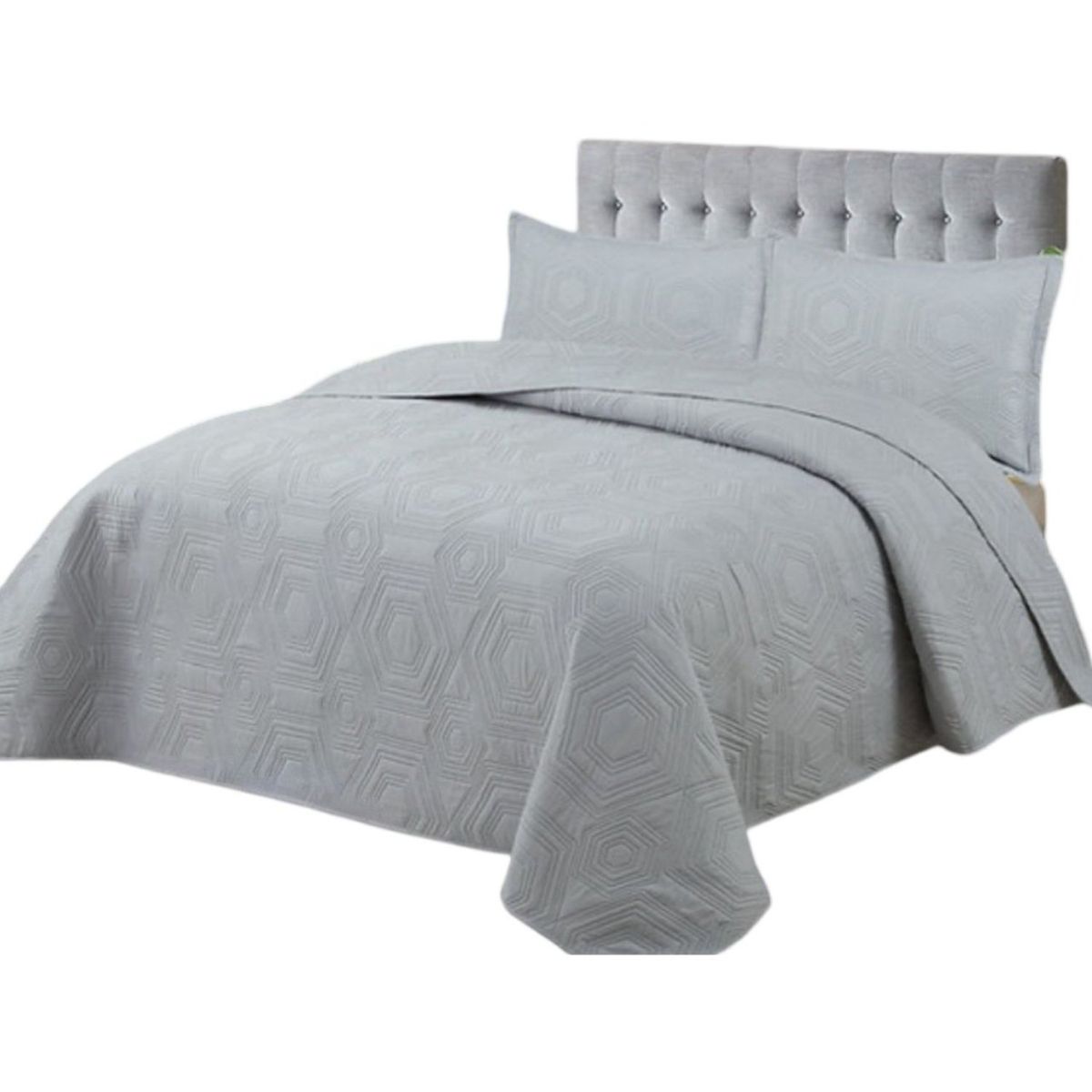 GENERICO - Cubrecama 1P y Media Quilt Verano + Funda Almohada U6