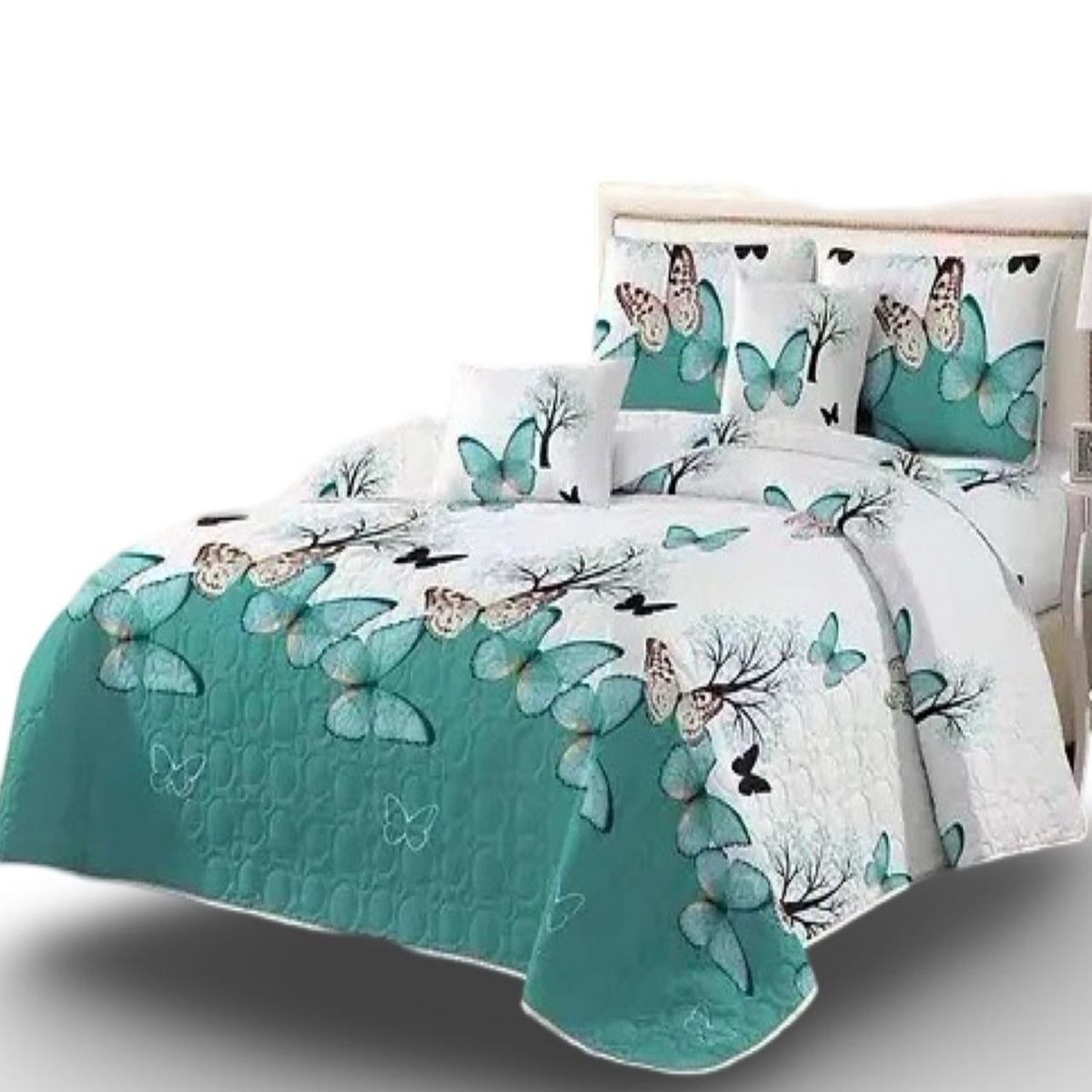 GENERICO - Quilt Verano King Super K + Fundas Almohada D1