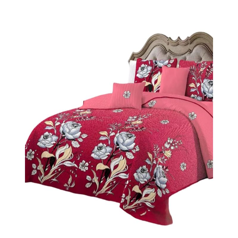 GENERICO - Quilt Verano 2 Plazas + Fundas Almohada Incluidas D17