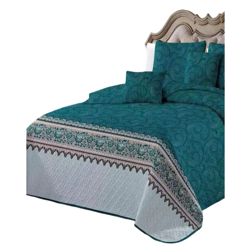 GENERICO - Quilt Verano 2 Plazas + Fundas Almohada Incluidas D16