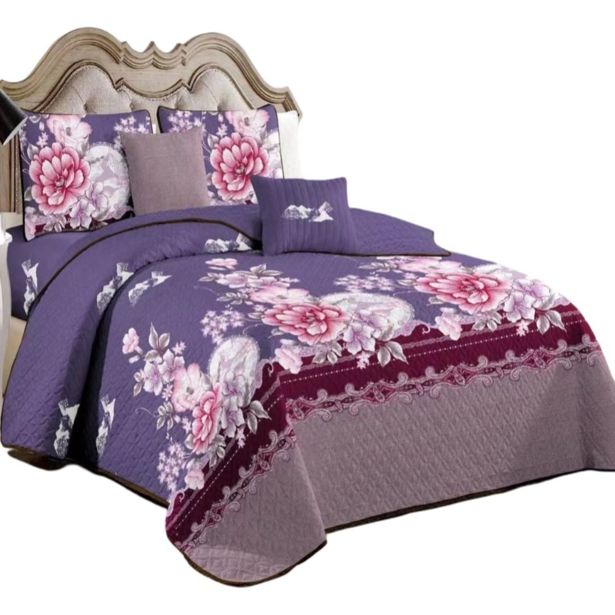 GENERICO - Quilt Verano 2 Plazas + Fundas Almohada Incluidas D13
