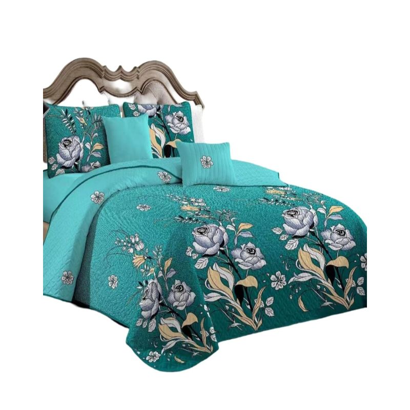 GENERICO - Quilt Verano 2 Plazas + Fundas Almohada Incluidas D8