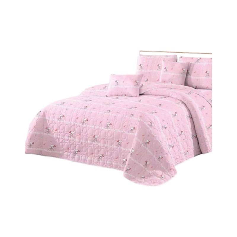 GENERICO - Cubrecama Verano Plaza y Media + Funda Almohada D18