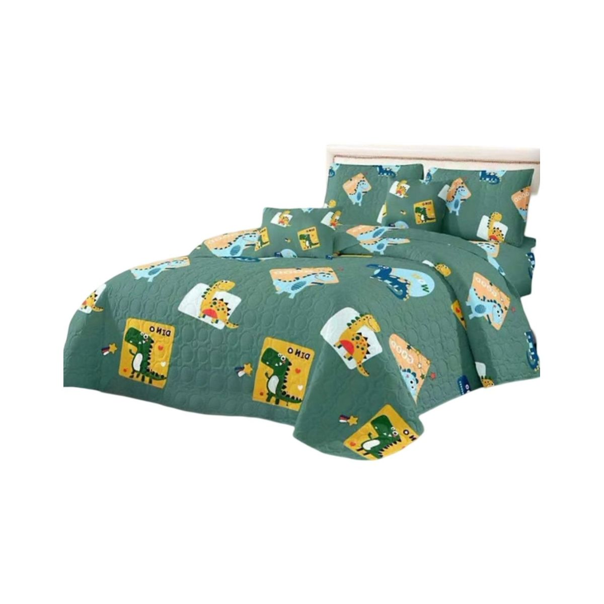 GENERICO - Cubrecama Verano Plaza y Media + Funda Almohada D4