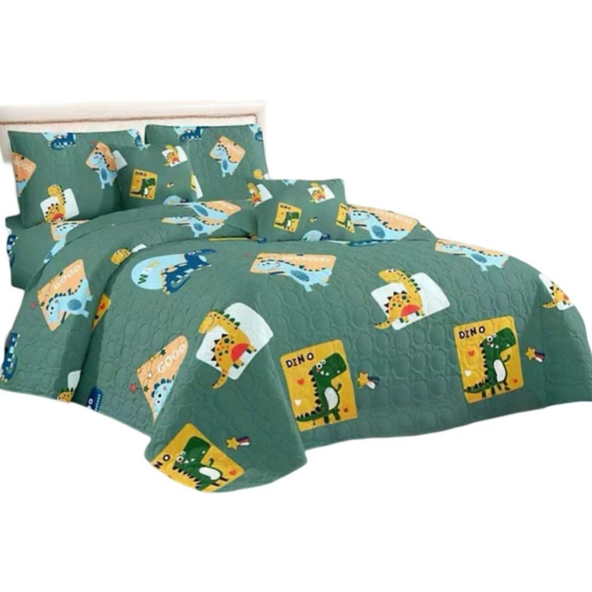 GENERICO - Cubrecama Verano Plaza y Media + Funda Almohada D4